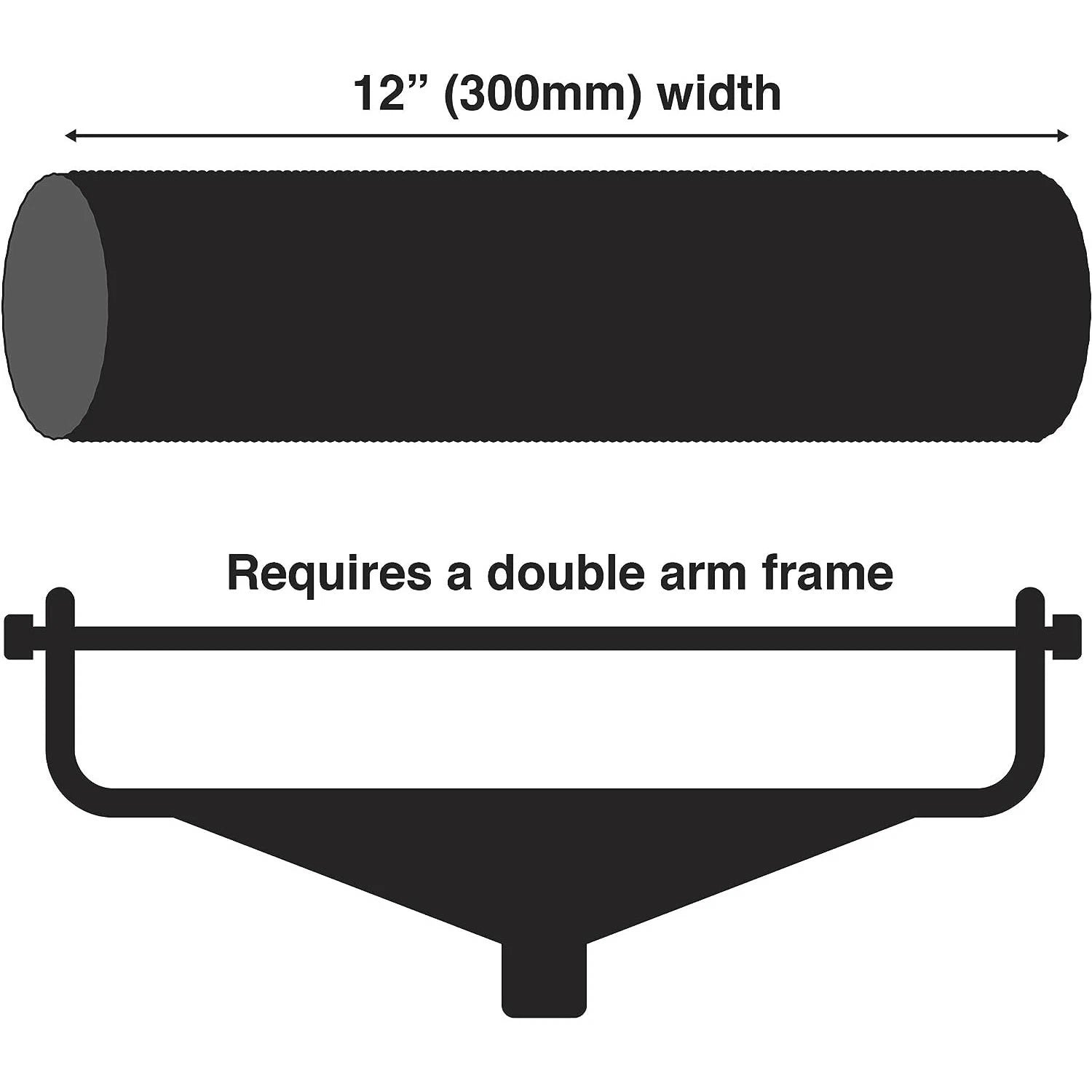 ProDec Advance 12" x 1.75" Short Pile Floor Painting Roller 12" (300mm)