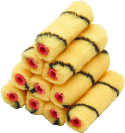 PRODEC 4" Medium Pile Tiger Stripe Emulsion Roller Sleeves 10-Pack
