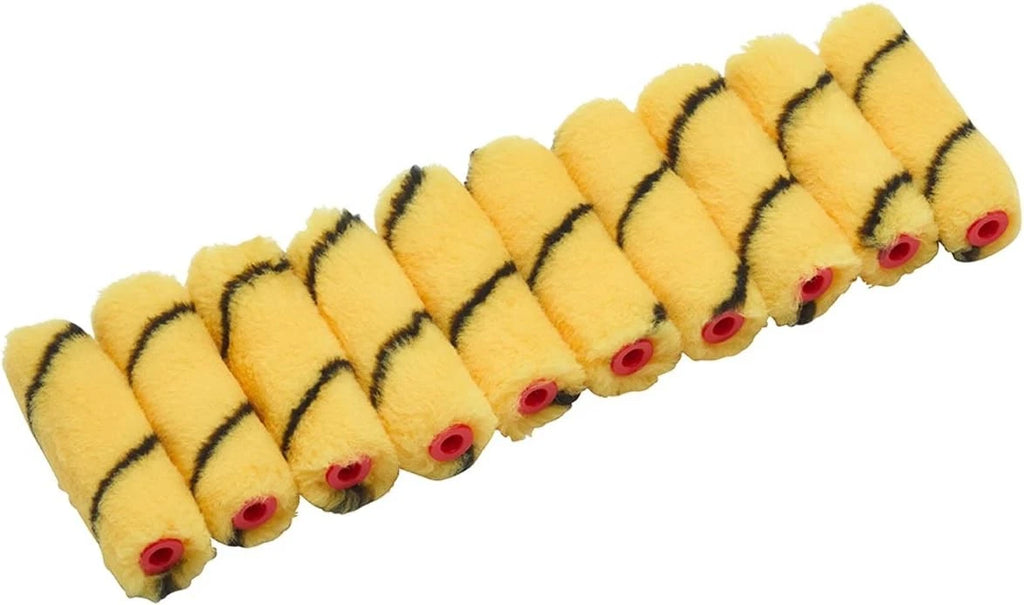 PRODEC 4" Medium Pile Tiger Stripe Emulsion Roller Sleeves 10-Pack