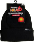 Blackrock Unisex Black Thermal Beanie Hat,Lightweight Running Skull Cap,One Size