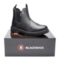 Blackrock Mens Dealer Boots Chelsea Leather Safety Work Steel Toe Cap Shoes