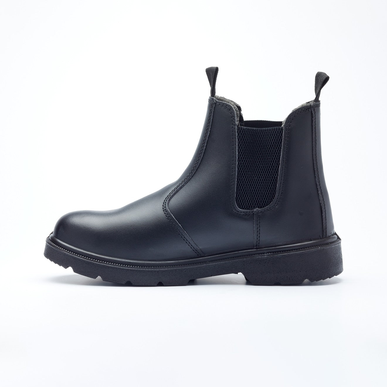 Blackrock Mens Dealer Boots Chelsea Leather Safety Work Steel Toe Cap Shoes