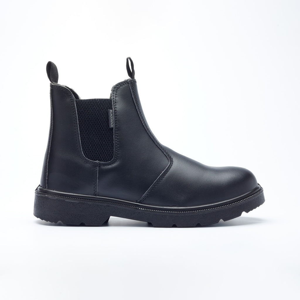 Blackrock Mens Dealer Boots Chelsea Leather Safety Work Steel Toe Cap Shoes