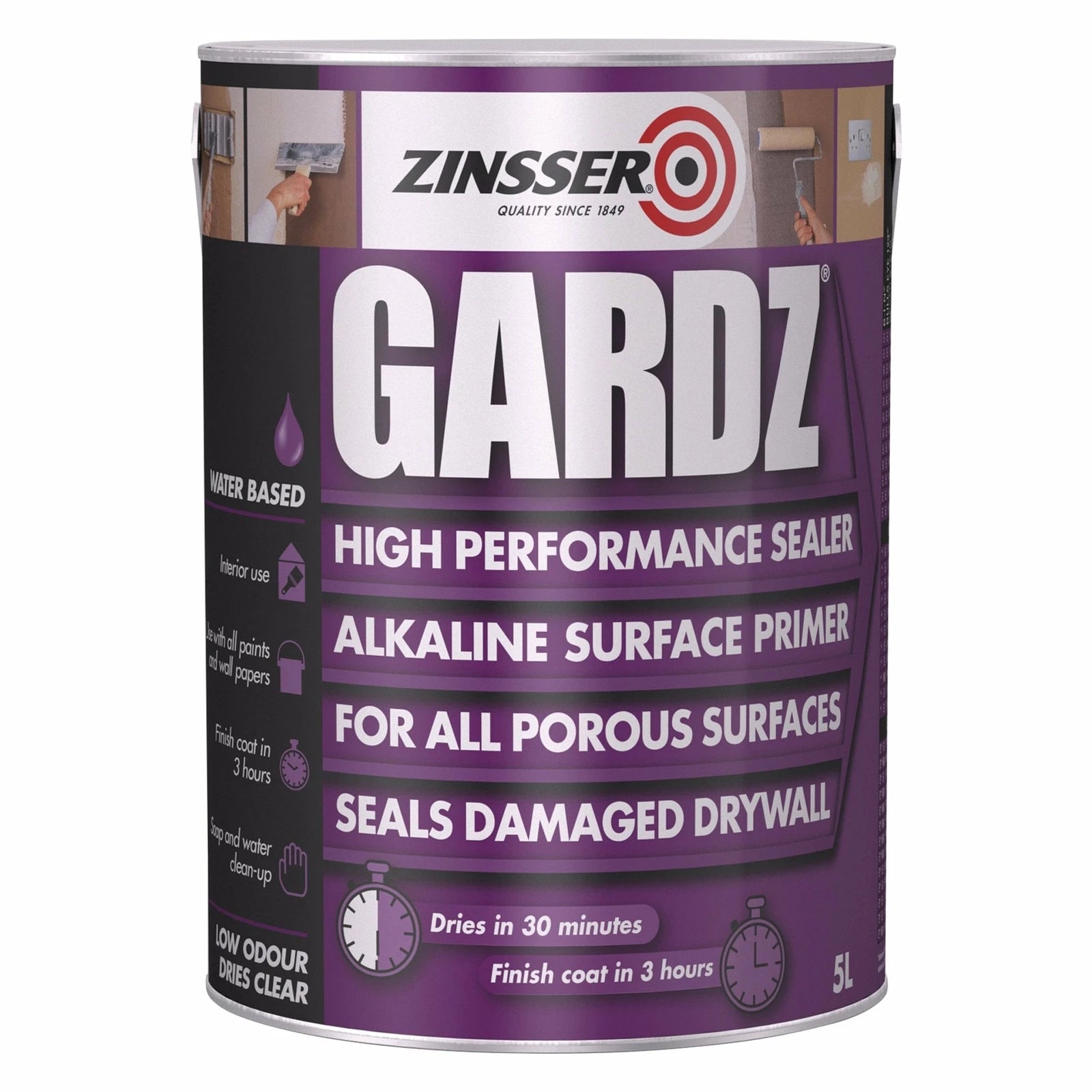 Zinsser Gardz High Performance Sealer Primer Clear Water-Based 1L/ 500ML