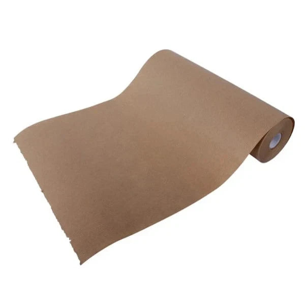 ProDec Masking Paper 12" Inch Large 55 Metre Roll Tape Absorbent Brown Protect