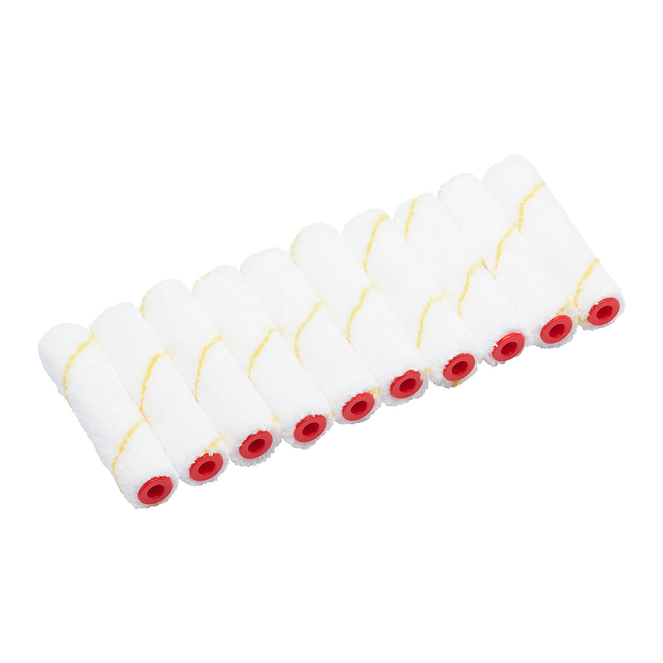 ProDec Advance 10 Pack - 4" Inch Microfibre Short Pile Paint Mini Rollers